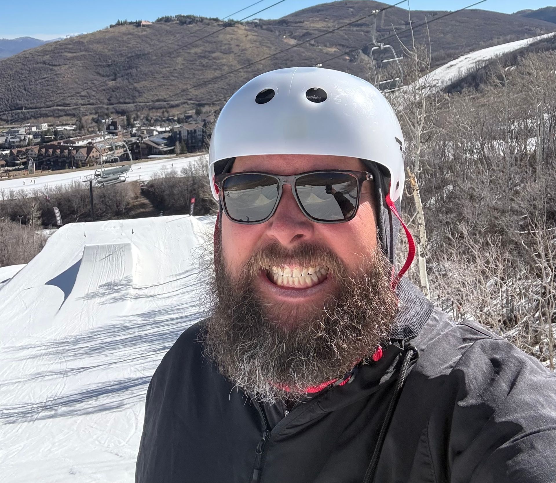 Proud coaching moments. Nick Poplawski soaks it in.