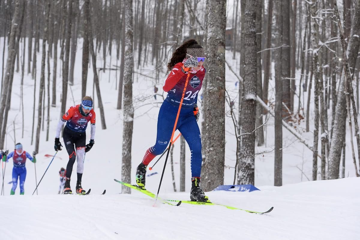 Brooke Greenberg competes at Junior Nationals in Cable, Wisconsin.
