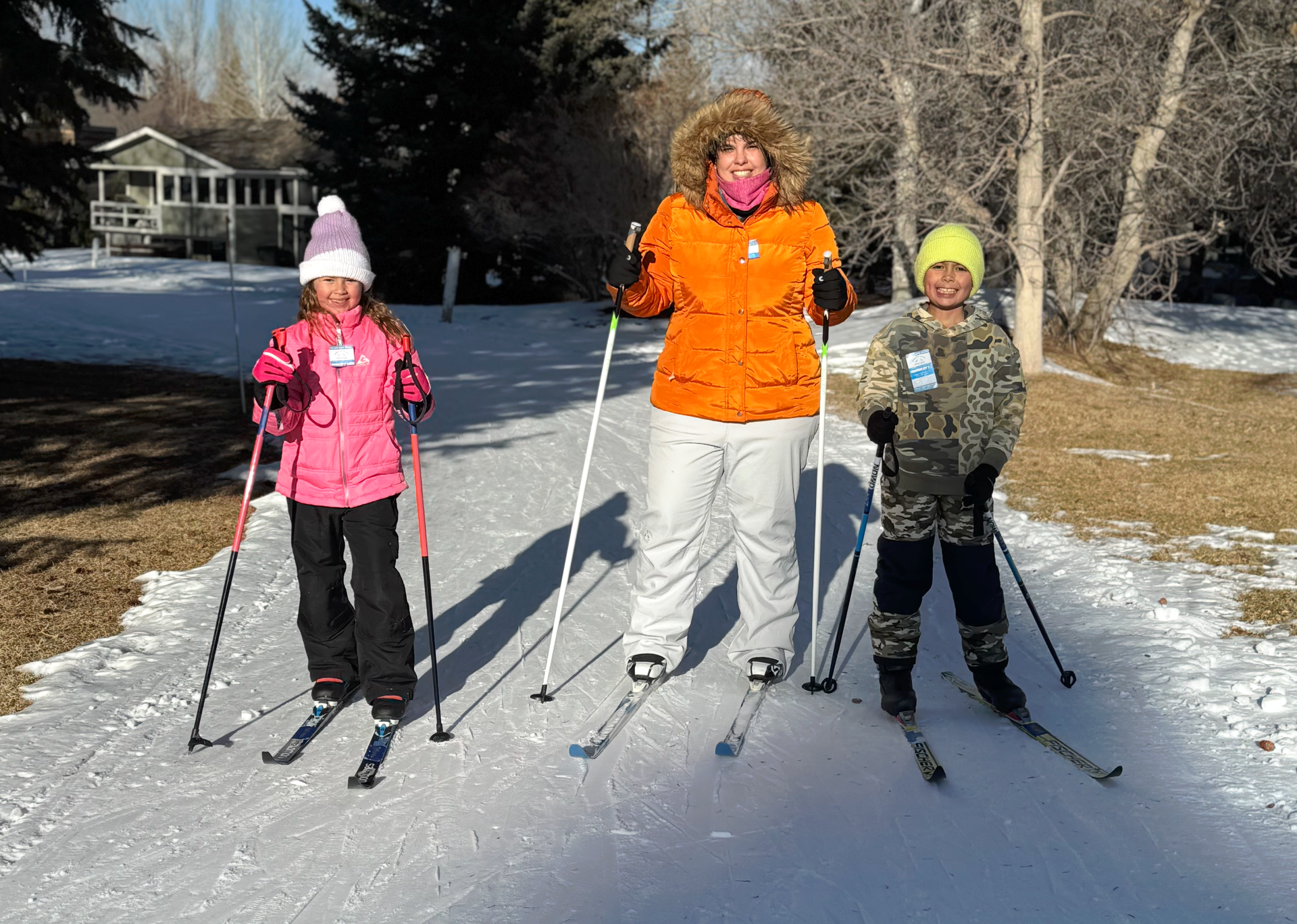 PCSS Hosted a learn to ski day for Youth United families at White Pine Nordic