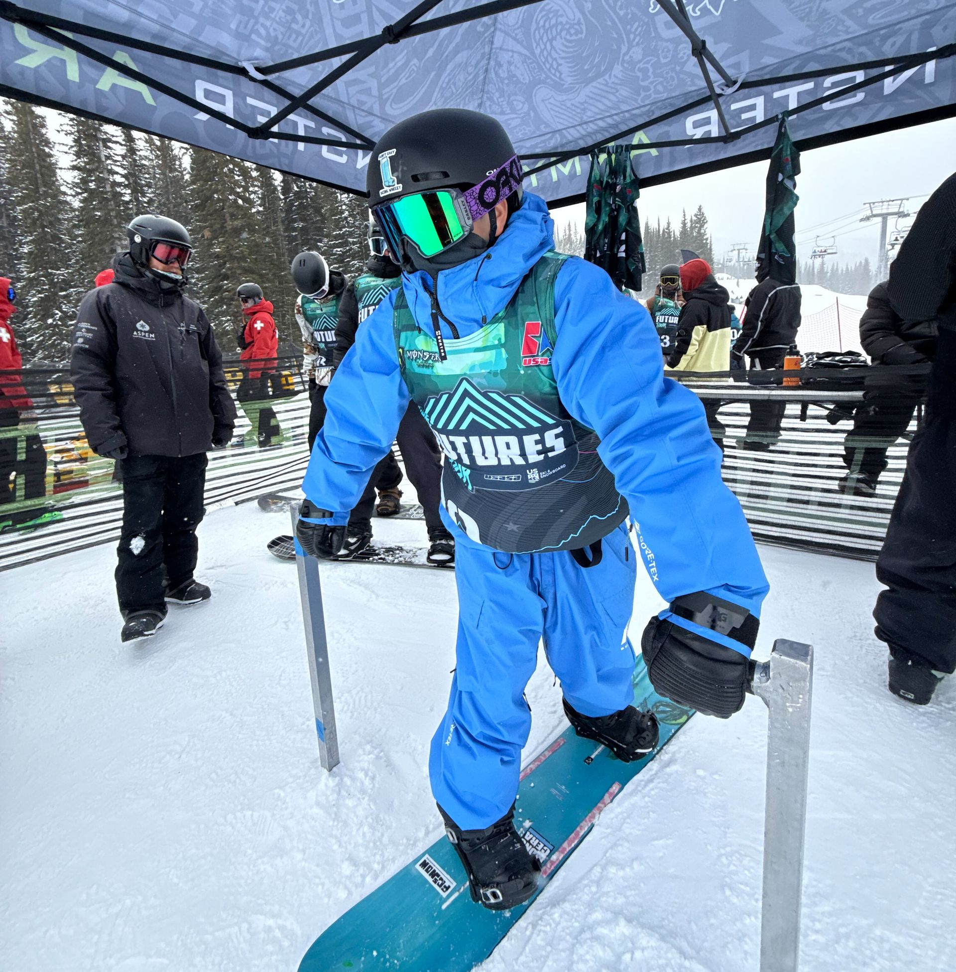 Mavrick Cox in the Gate.