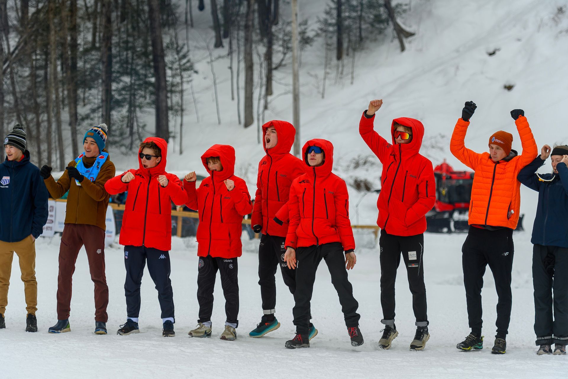 Ski Jumping Competition Team