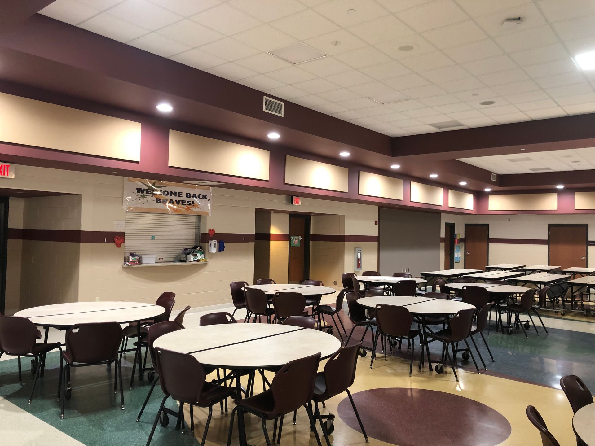 Kokopelli Company Acoustical Panels School Gym Pennsylvania