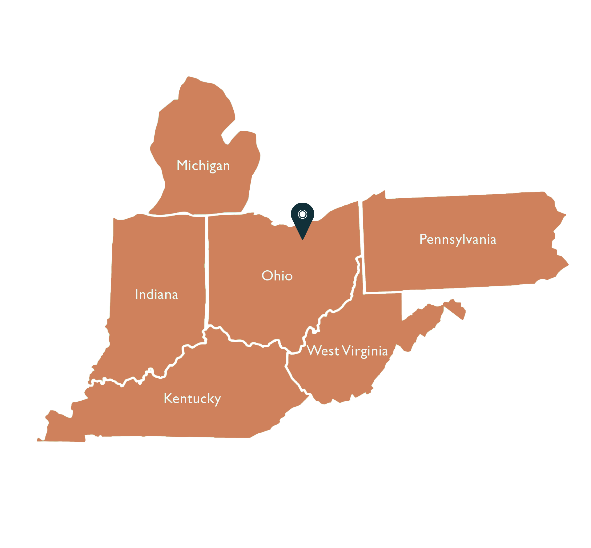 Kokopelli Company Location and Service Area Map