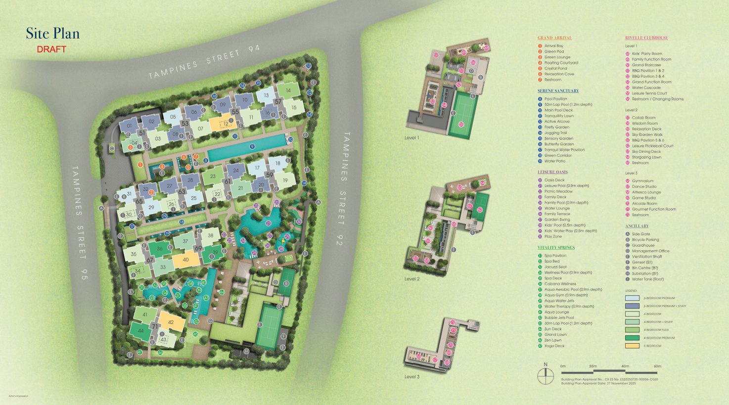 Rivelle Tampines EC Site Plan