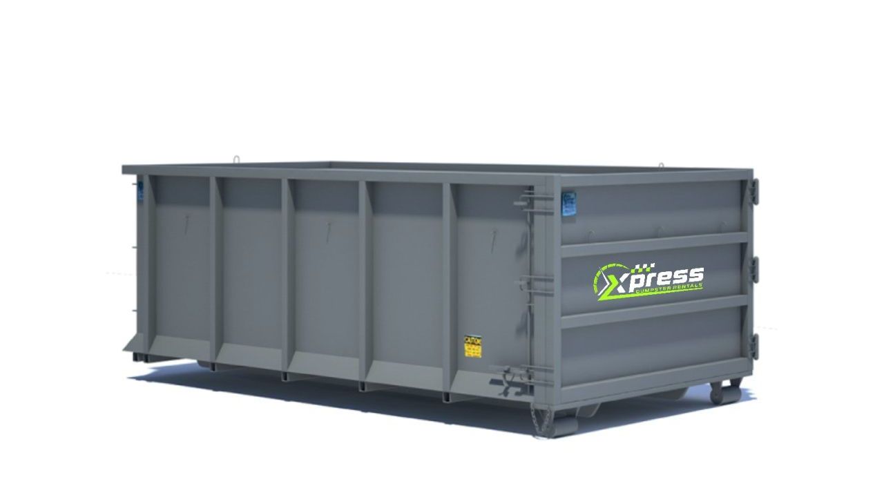 15 yard dumpster in Manassas VA used for renovation debris, siding, and mid-size projects.