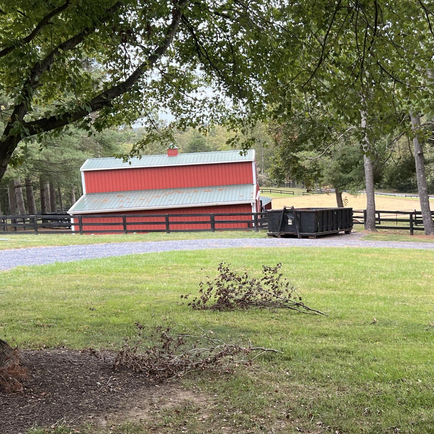 Concrete Roll off Dumpster