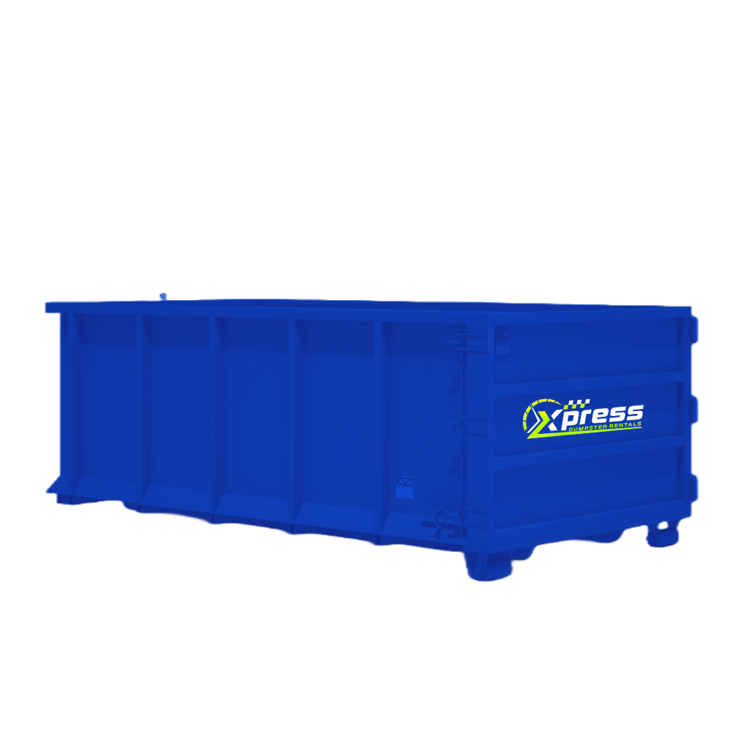 Same-day delivery of a 15-yard dumpster for a home improvement project in Manassas, VA