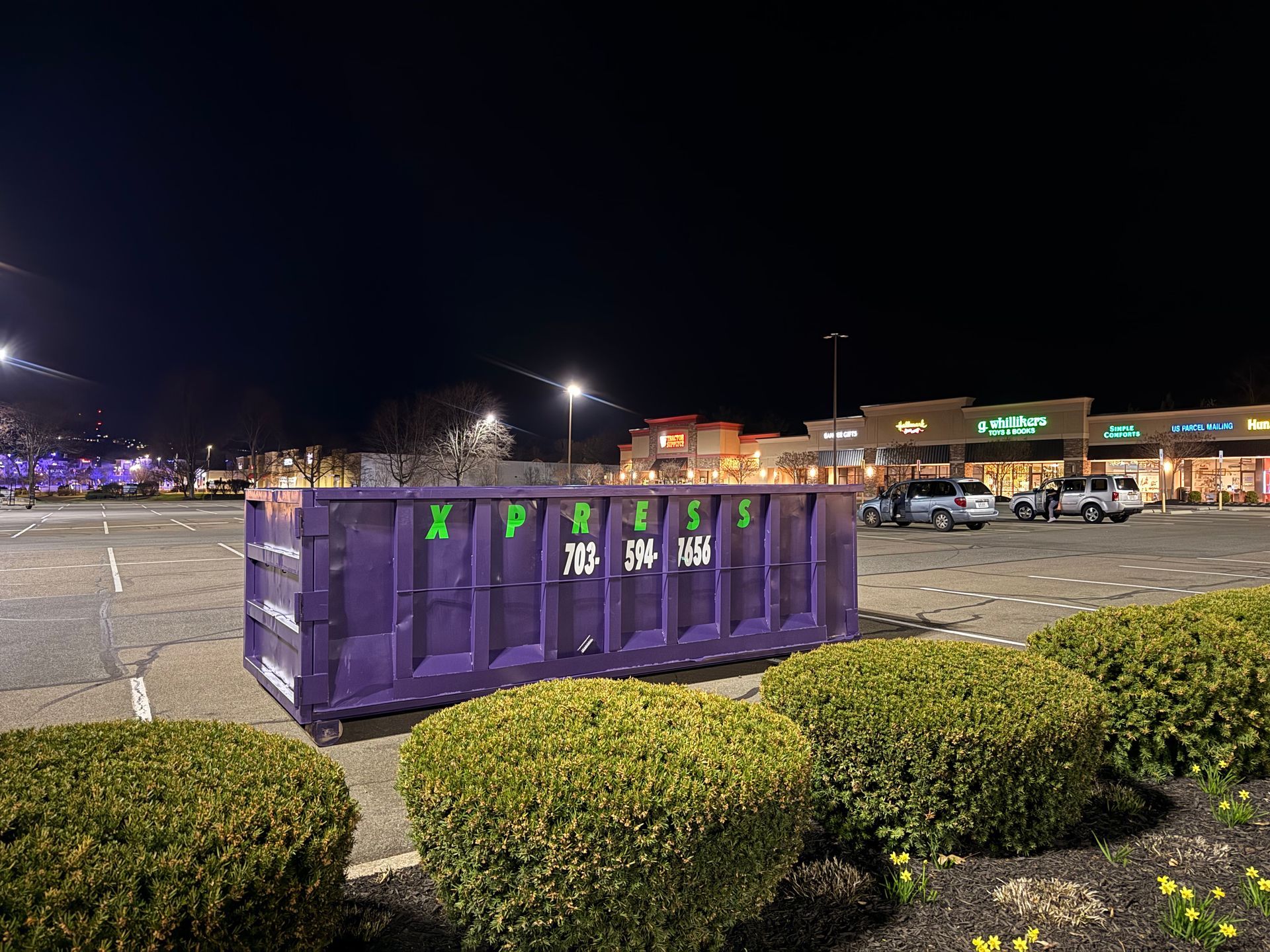 3oll off dumpster Fauquier County commercial job