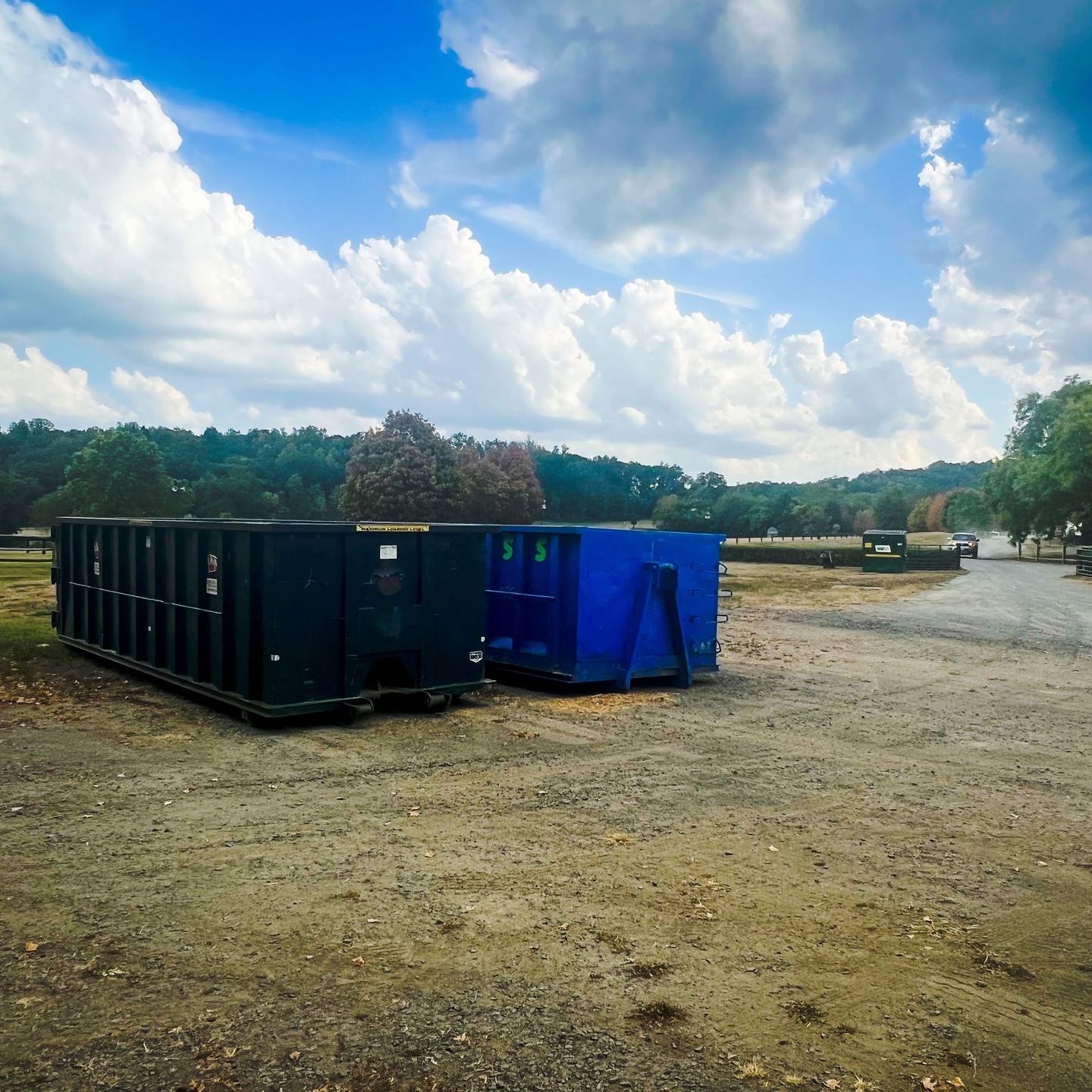 Event Dumpster Rental at Great Meadows Event Center in The Plains, VA