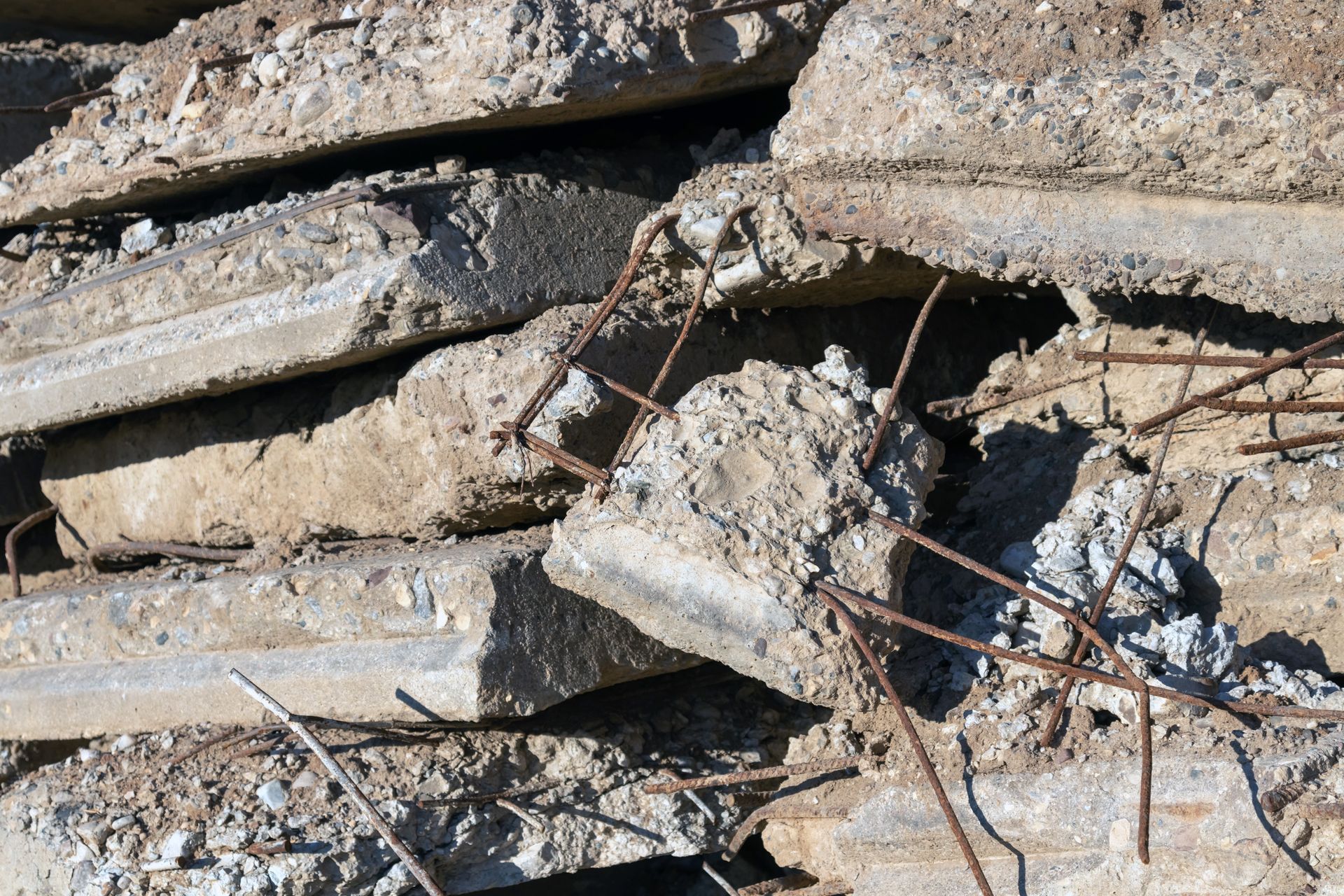 Concrete dumpster rental in Manassas for heavy materials like concrete, asphalt, and bricks — flat-rate pricing.