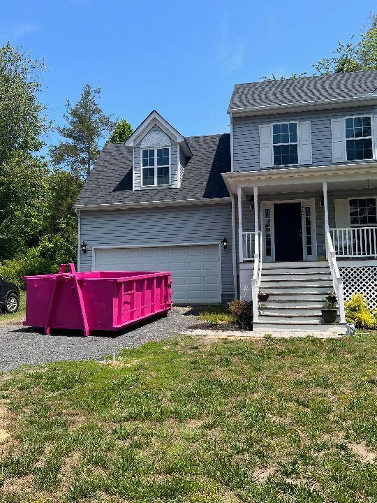 Residential dumpster rental Roxeyville VA for home cleanout