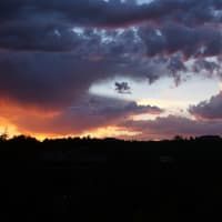 A sunset with a lot of clouds in the sky