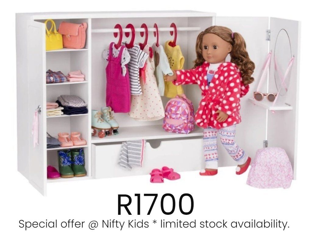 Our Generation Dolls & accessories ❤️ wardrobe* Now R1700 ❤️ Nifty Kids