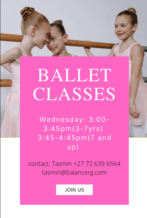 Balance Ballet Classes Durban North
