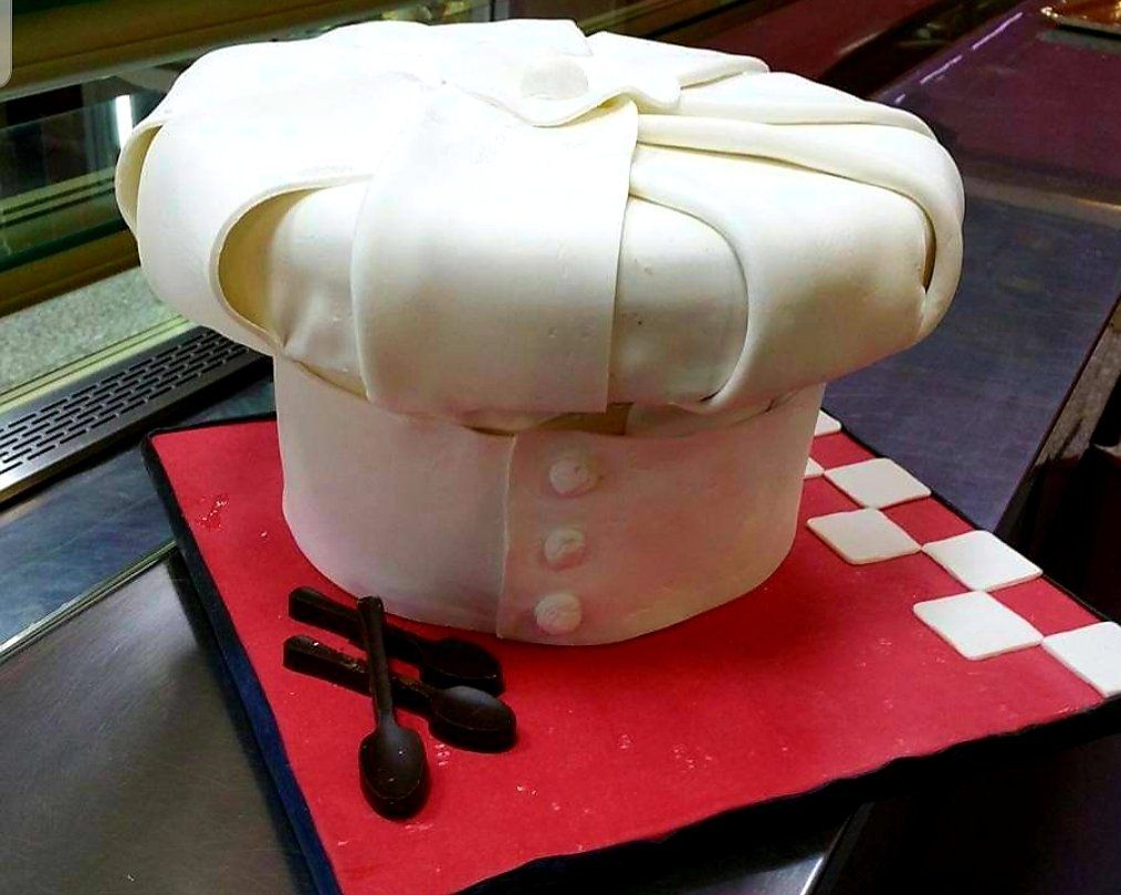 torta cappello da Chef