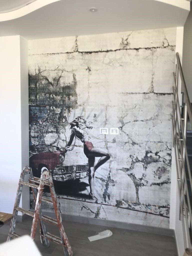 applicazione carta parati