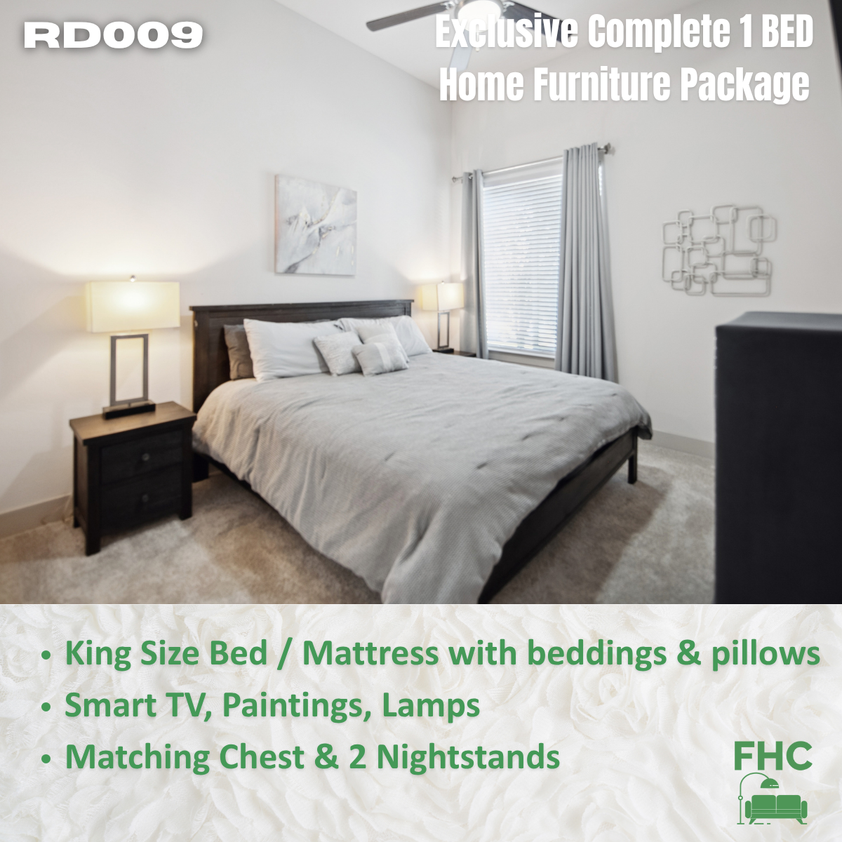 Bedroom furniture package advertisement: 