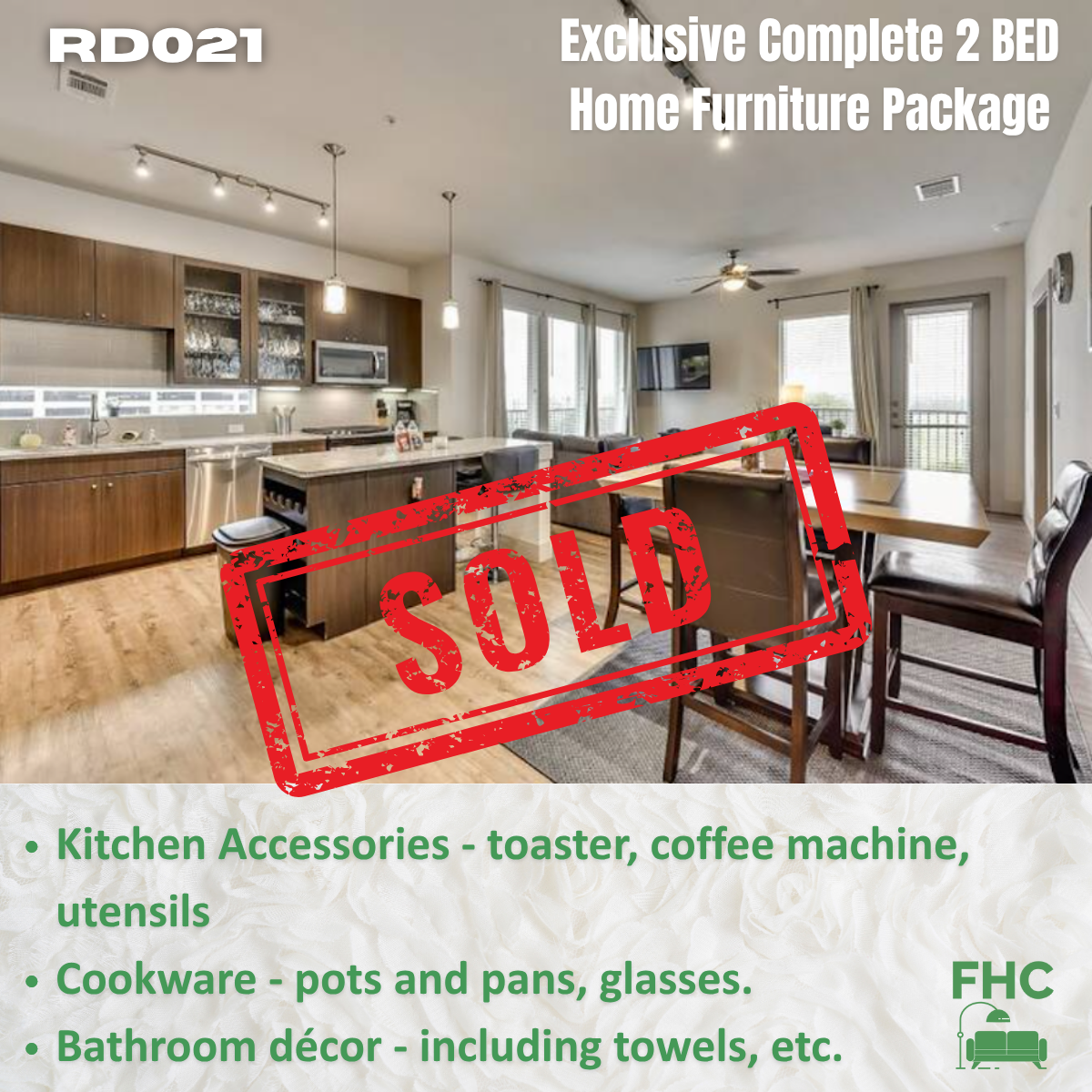 A kitchen and dining area with a 