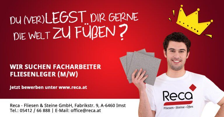 Jobangebot von Reca Fliesen in Imst