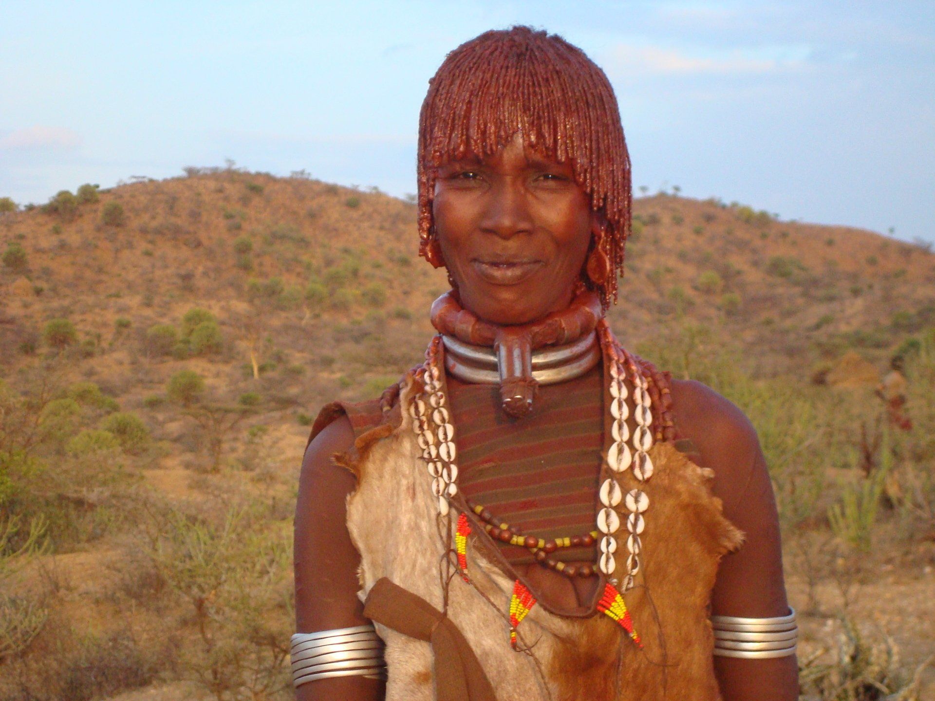 Ethiopian woman from the Omo region.