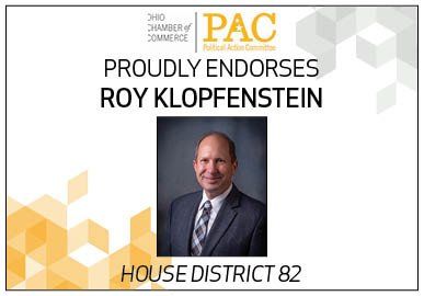 Ohio Chamber of Commerce Endorsement Roy Klopfenstein