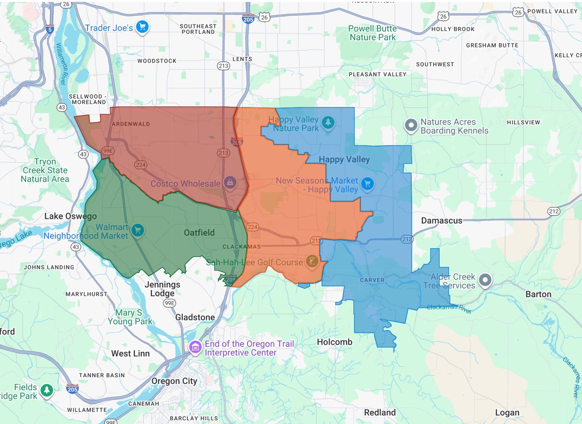NCSC Primary Eligibility Boundaries NCSC Area