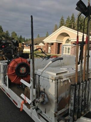 Crack Filling Equipment on Truck — Sealtech Asphalt — Road Repair in Pierce County, WA