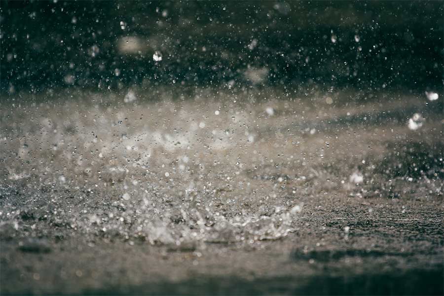 Asphalt — Rain Drop in the Ground in Graham, WA