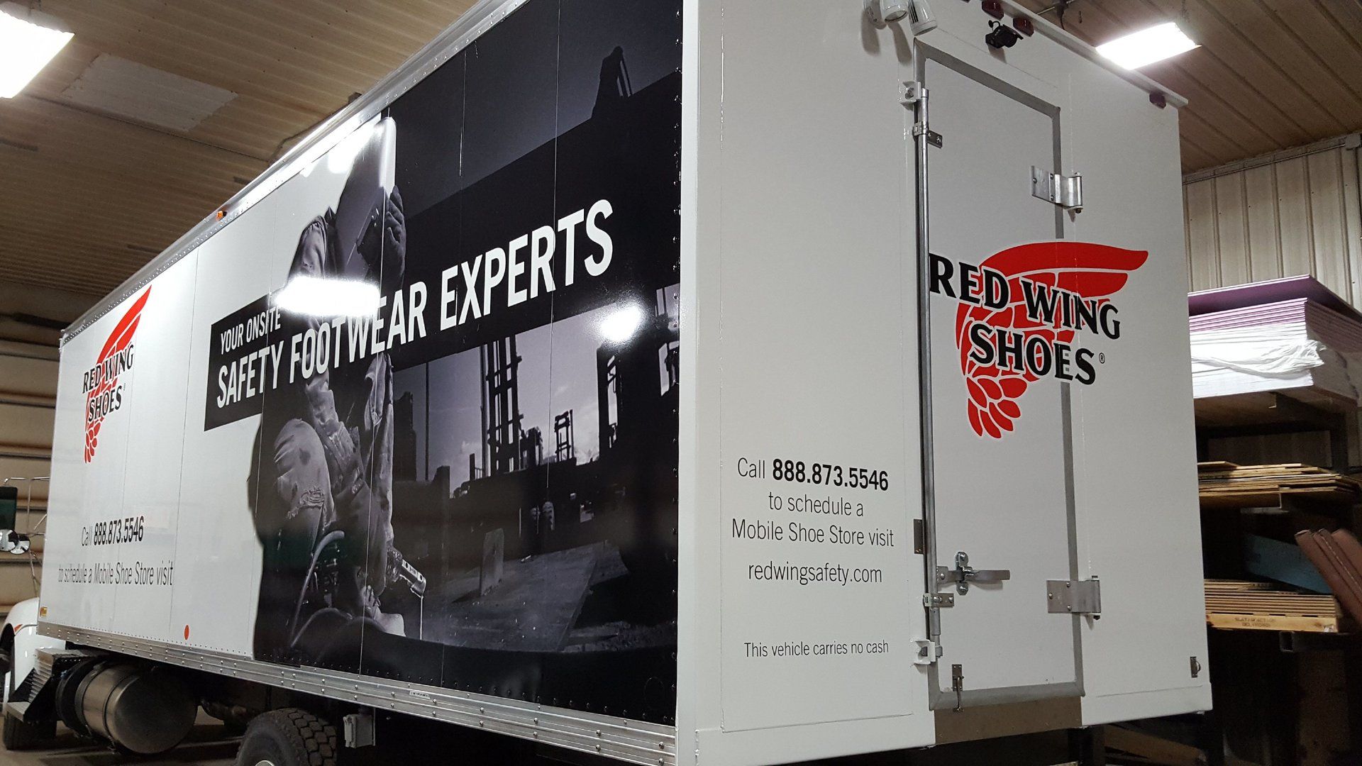 Red Wing Shoes truck