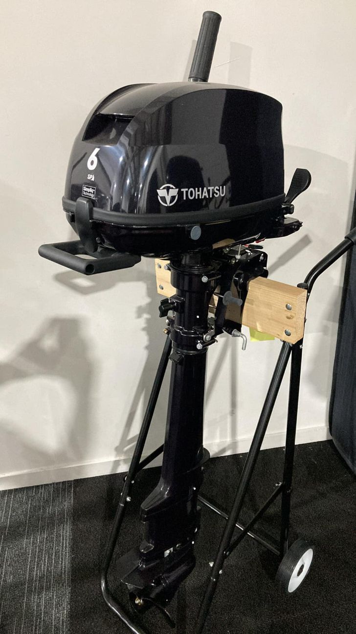 Black Outboard Motor — In Tune Marine in Airlie Beach, QLD