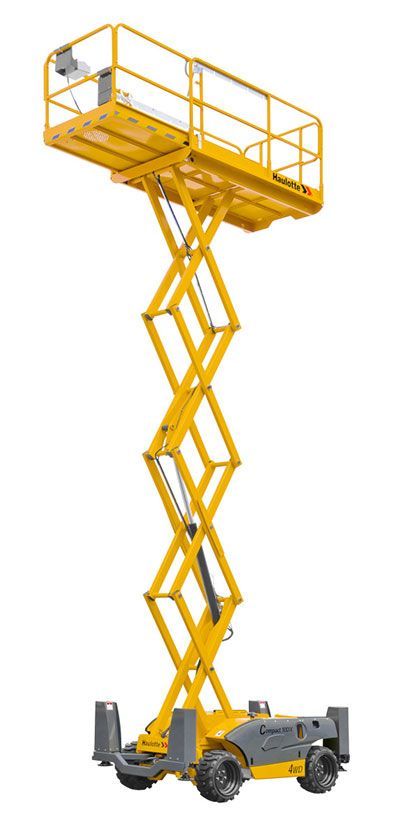 10M Diesel Rough Terrain Scissors — JC Hire In Bli Bli, QLD