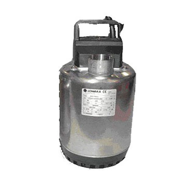 A Stainless Steel Pump With A Handle On A White Background — JC Hire In Bli Bli, QLD