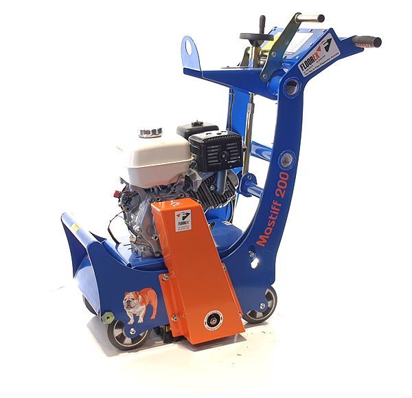 A Blue And Orange Machine Is Sitting On A White Surface — JC Hire In Bli Bli, QLD