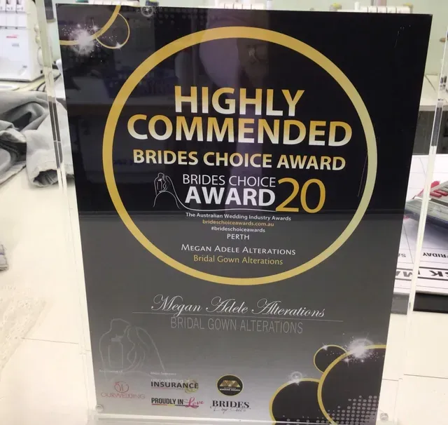 Brides Choice Award — South Perth, WA — Megan Adele Alterations