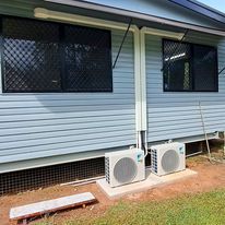 Residential with air-condition — Electricians in Palmerston, NT