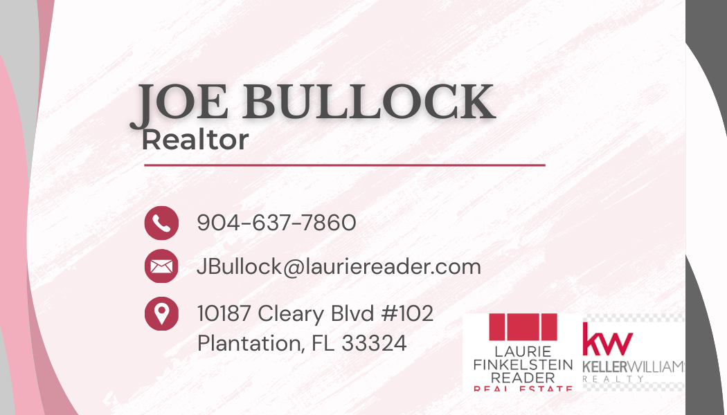 A red and white logo for rise realty