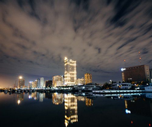 Night view of the city