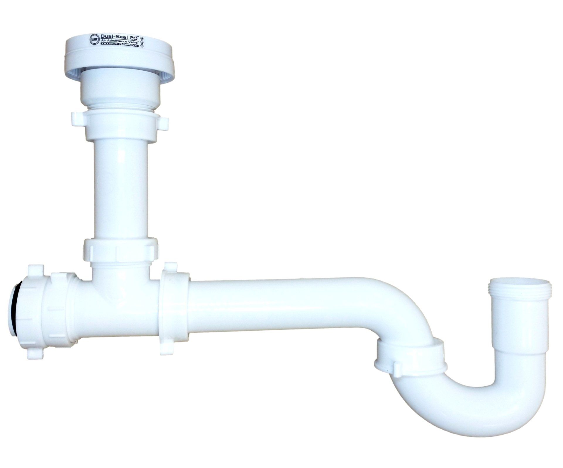 1-1/2 tuuber air admittance valve with tubular tee slip joint