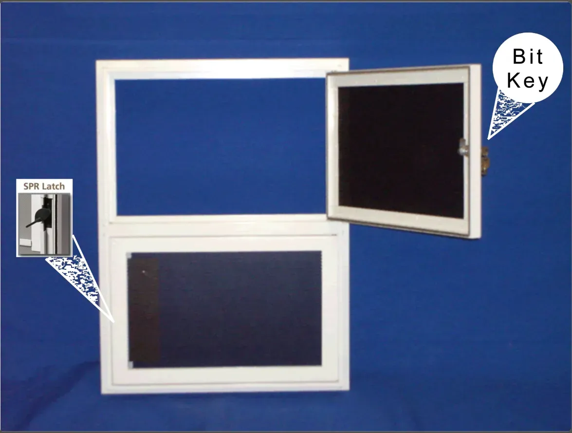 A picture of a window with the words bit key on it