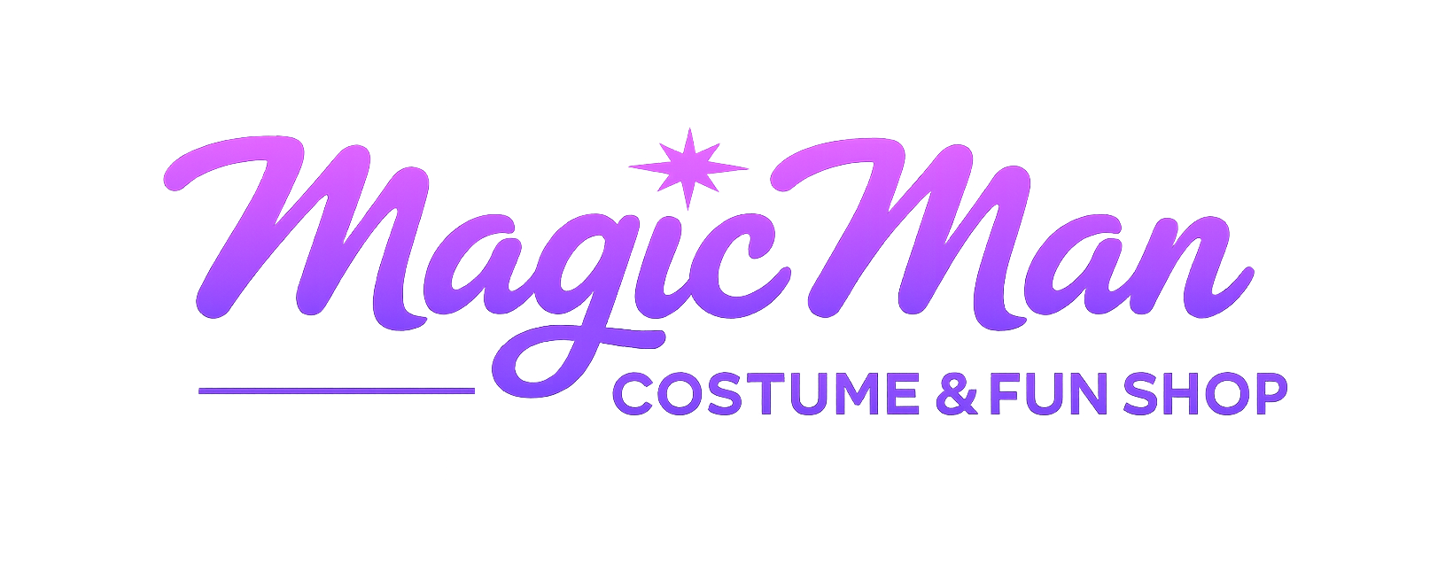 The Magic Man Costume and Fun Shop logo