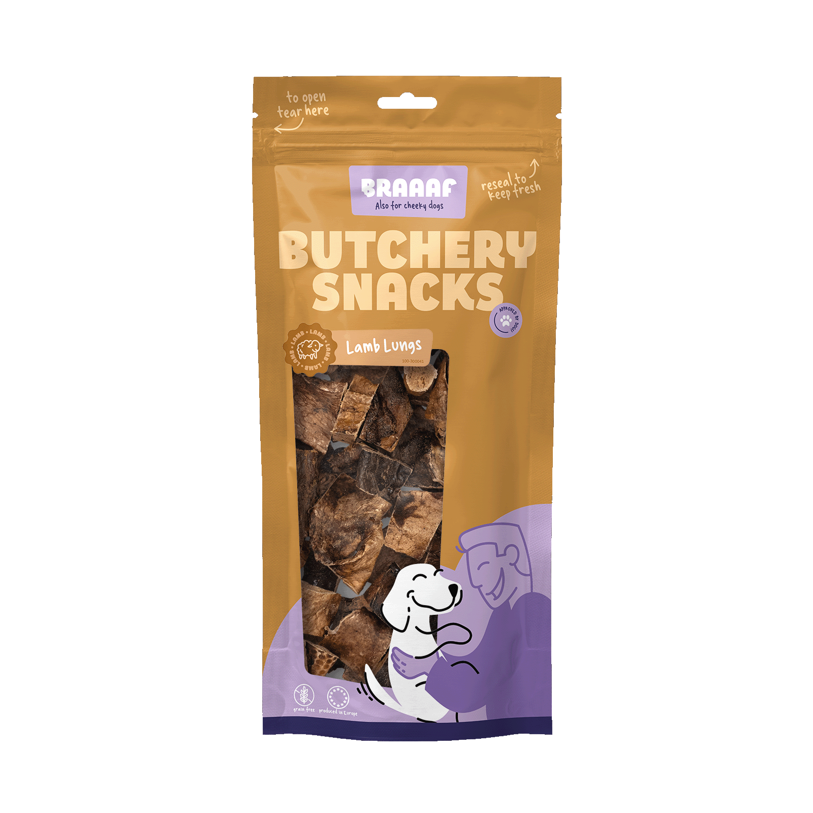Braaaf Butchery Snacks Lamslongen 85 g