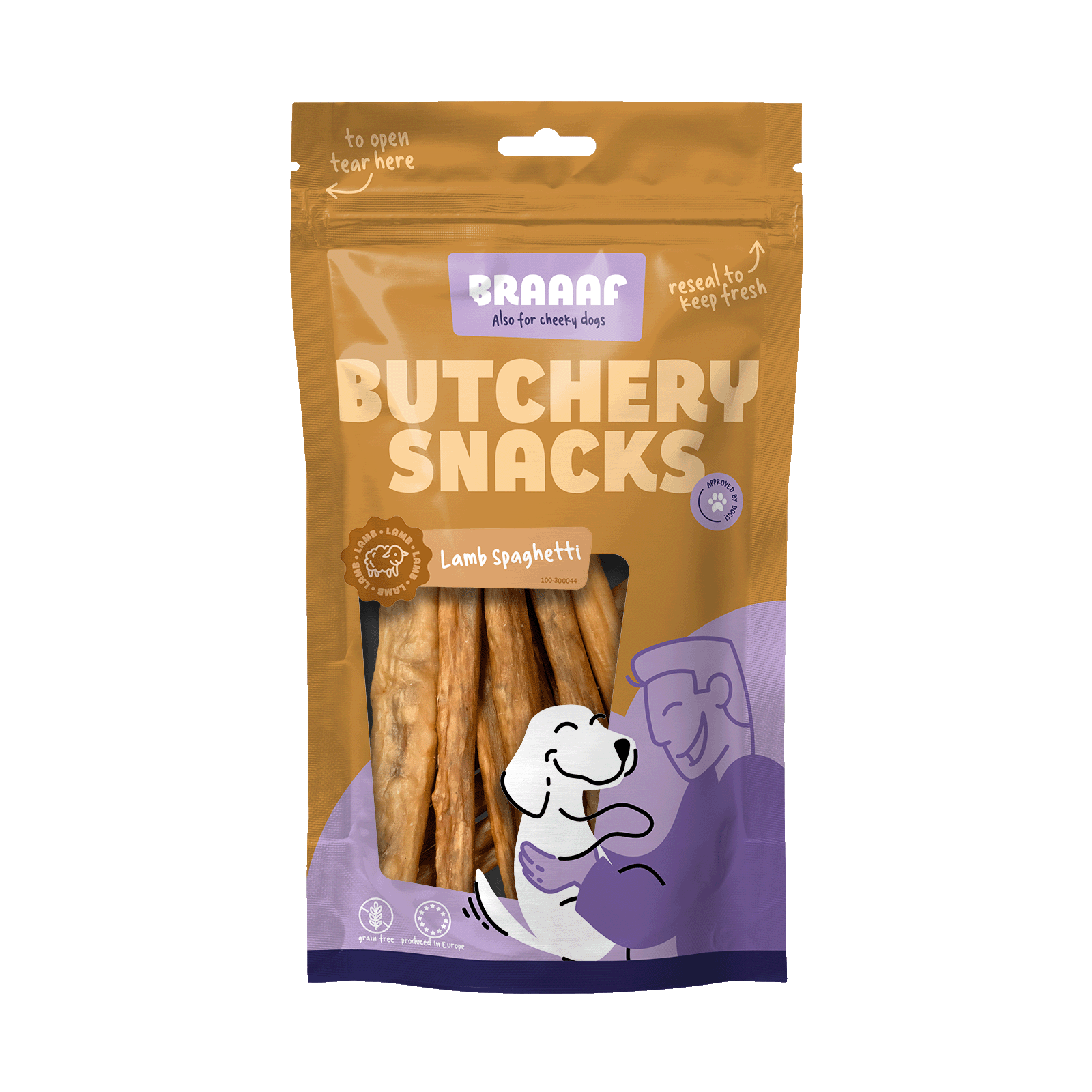 Braaaf Butchery Snacks Lamsspaghetti 85 g