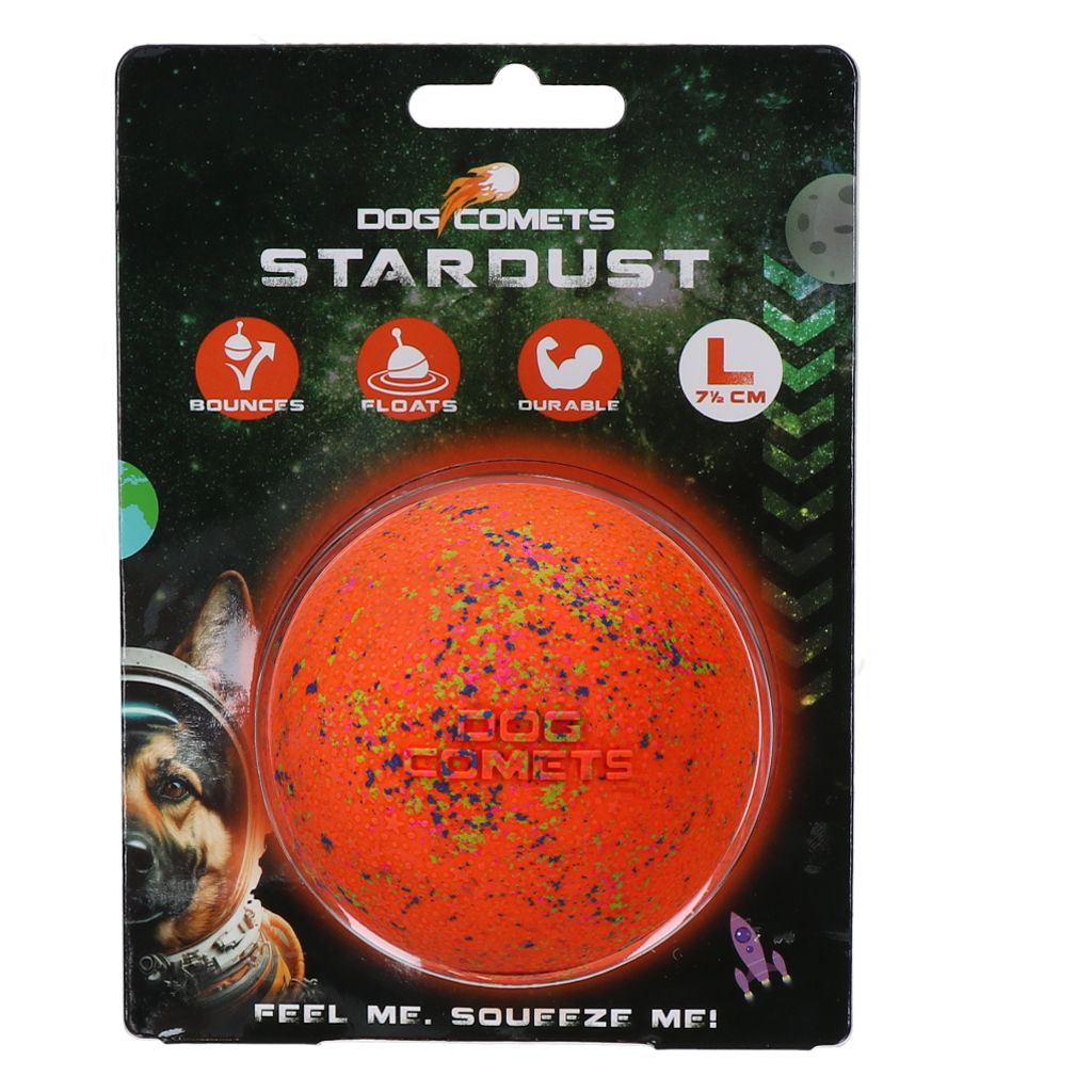 Dog Comets Stardust Oranje L
