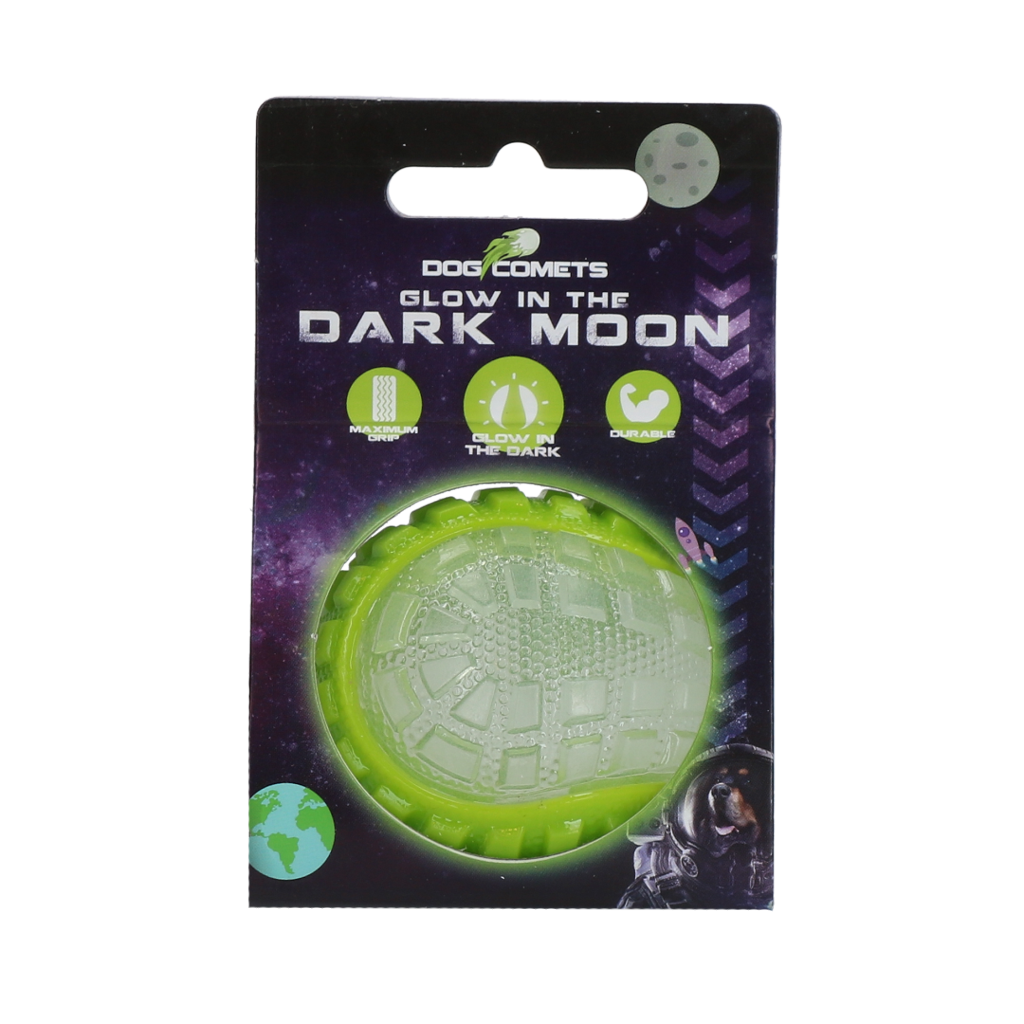 Dog Comets Glow In The Dark Moon Bal S Groen