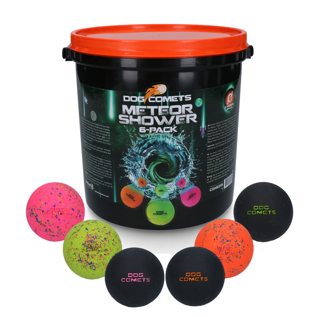 Dog Comets Meteor Shower (Emmer met 6 M Stardust ballen)