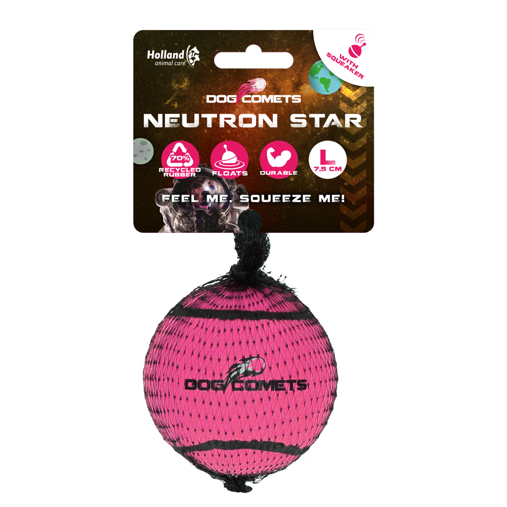 Dog Comets Tennisbal Met Pieper Neutron Star L Roze