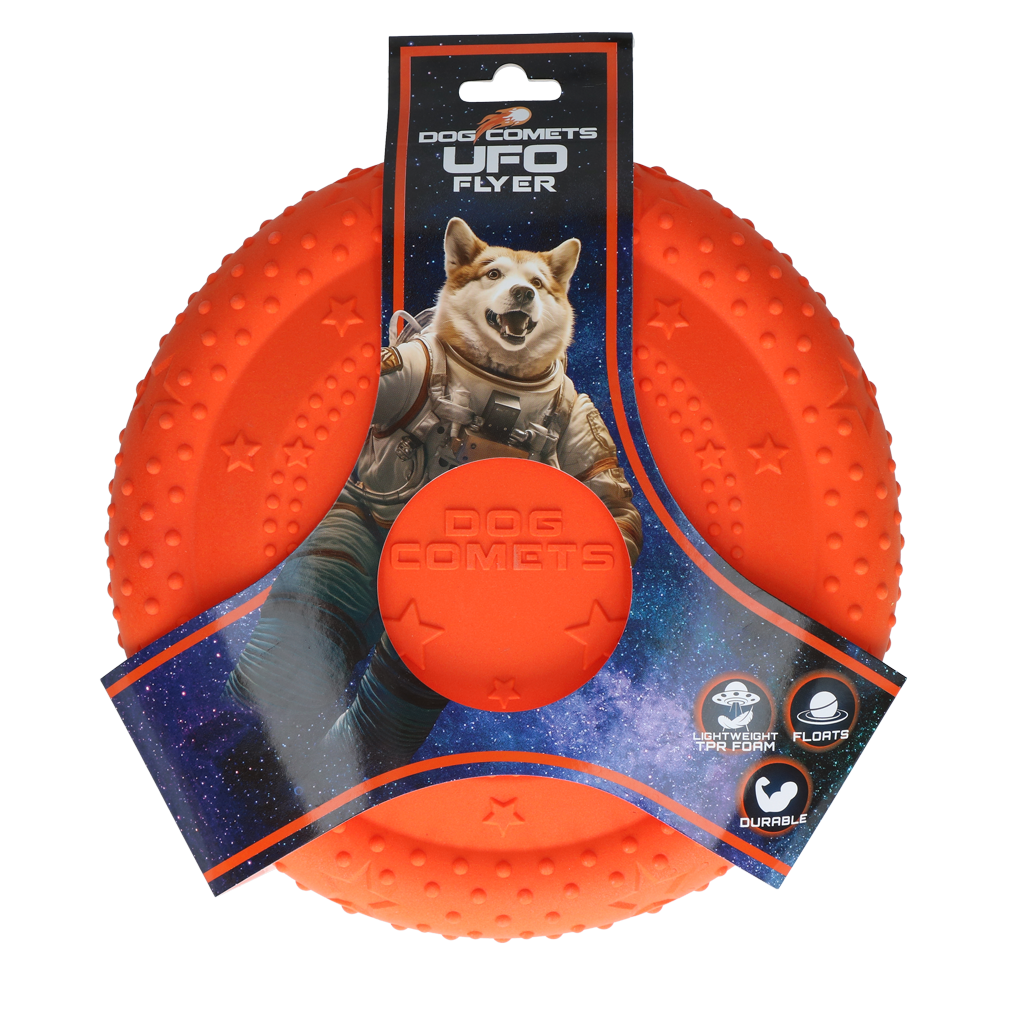 Dog Comets UFO Flyer Oranje