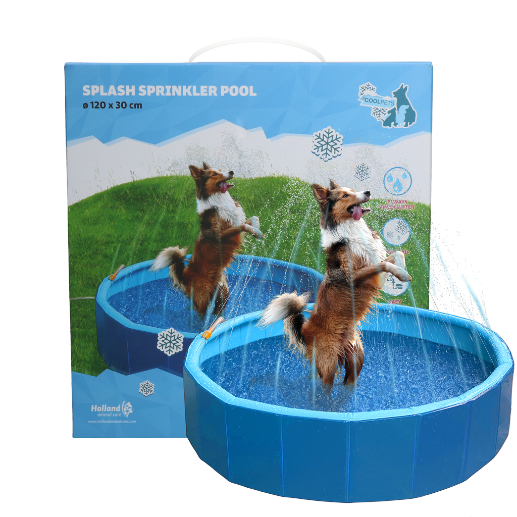 Coolpets Splash Sprinkler Pool