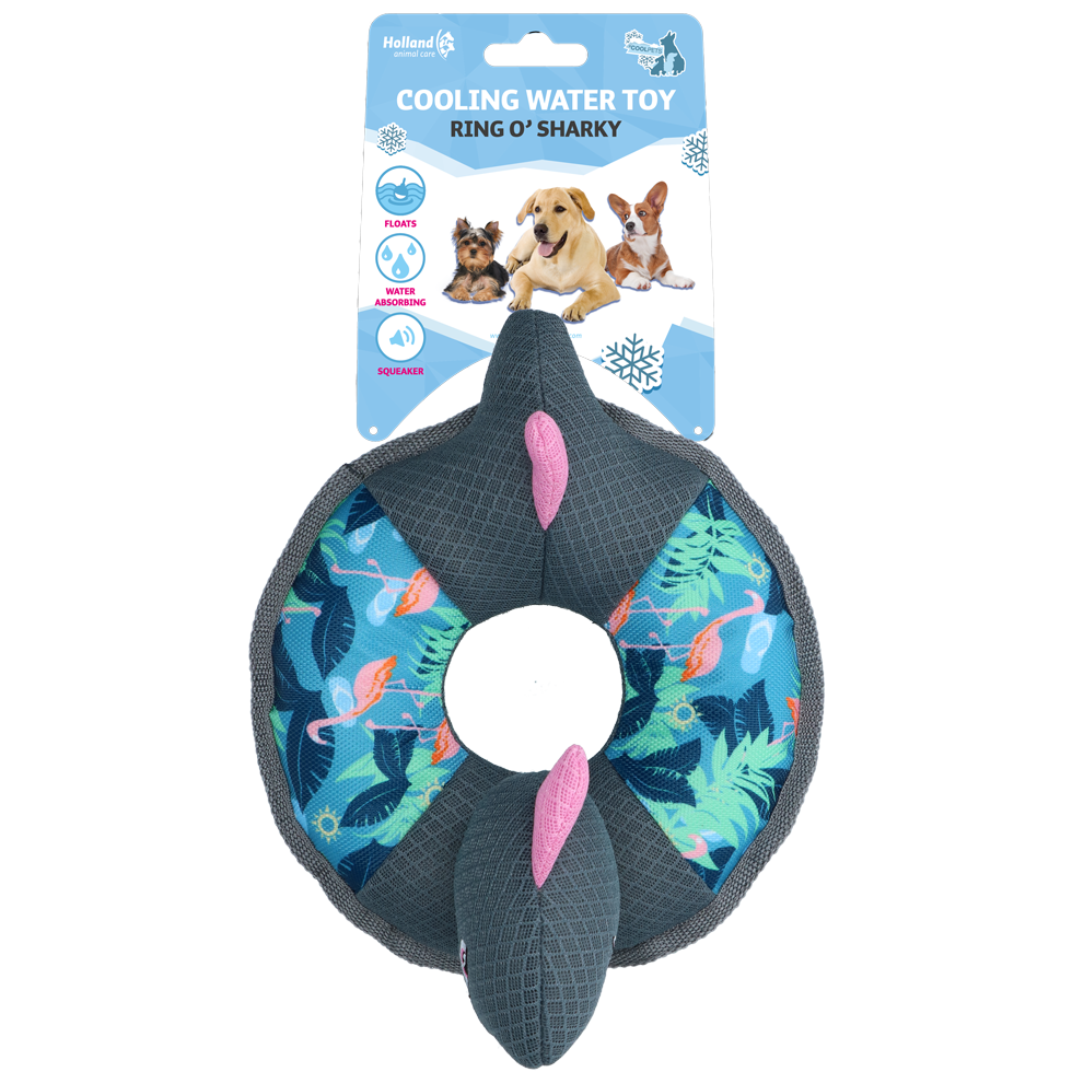 CoolPets Ring O' Sharky Flamingo