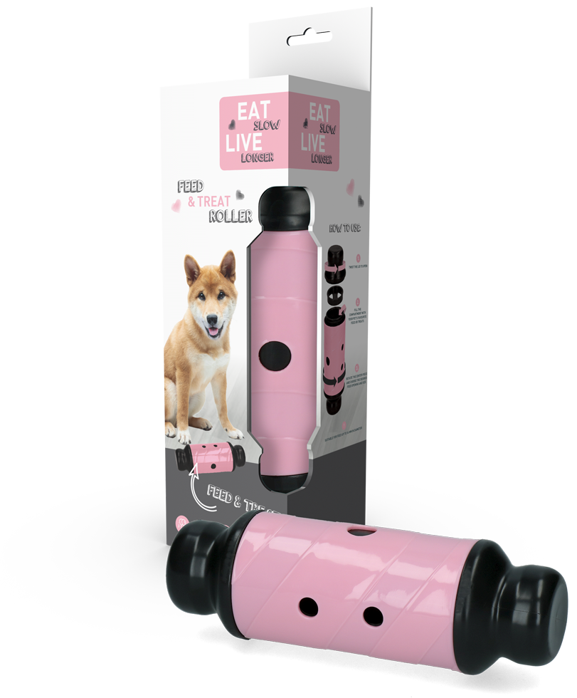 Eat Slow Live Longer Feed & Treat Roller Roze L